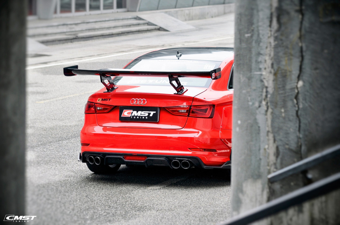 CMST Tuning Carbon Fiber Rear Diffuser for Audi A3 S3 2014 - 2016