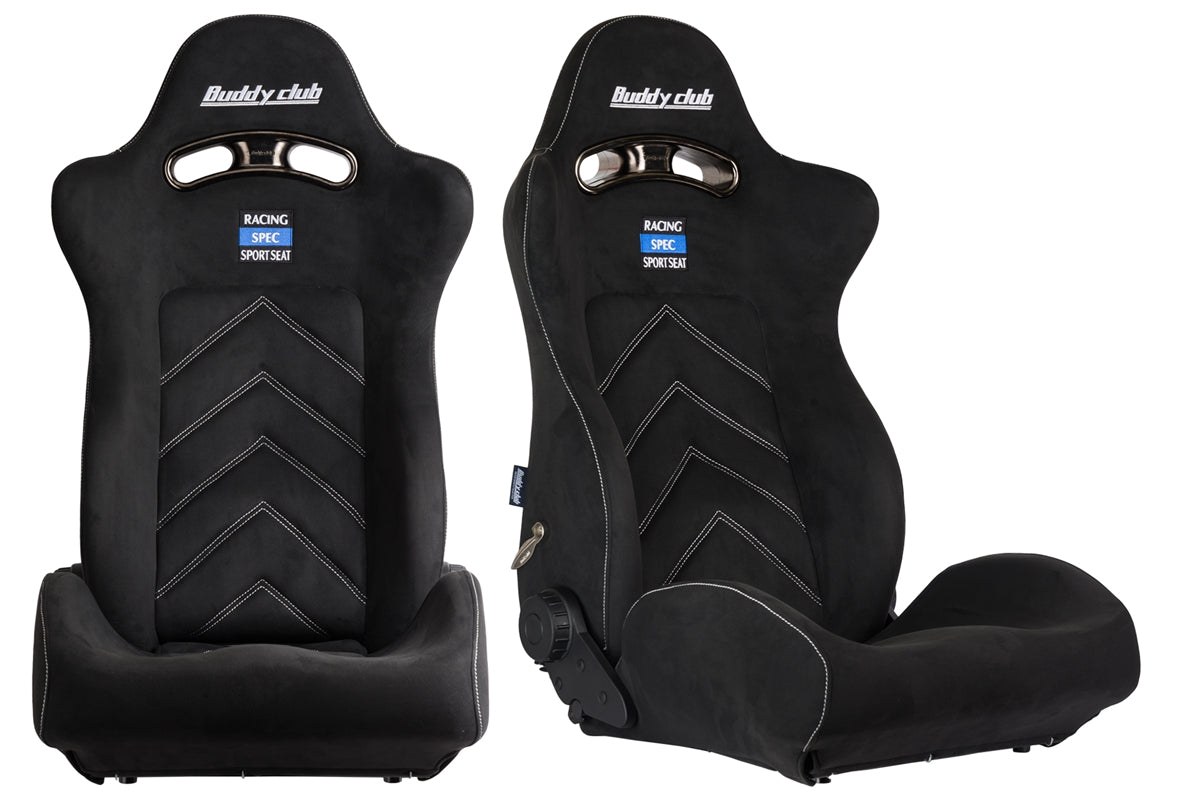 Buddy Club - Racing Spec Sport Reclinable Seat Black (BC08-RSSS-B)