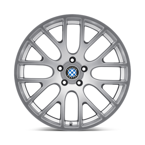 Set of 4: Beyern Spartan Wheel, 20x10.0 +25 Offset 5x120, Hyper Silver - 2010BYS255120S74