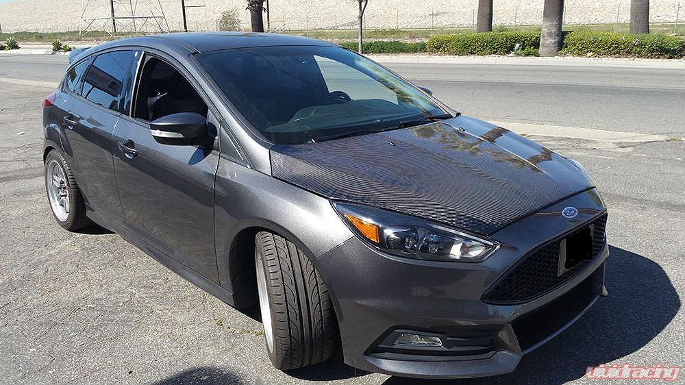 Advan Carbon OEM Style Carbon Fiber Hood Ford Focus 2015-2017-C-Dub Tech