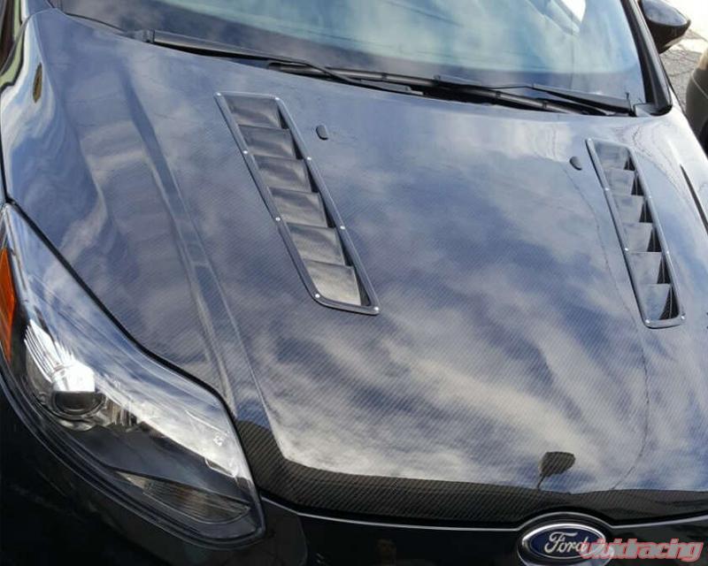 Advan Carbon RS Modular Design Carbon Fiber Hood Ford Focus | ST 2012-2014-C-Dub Tech