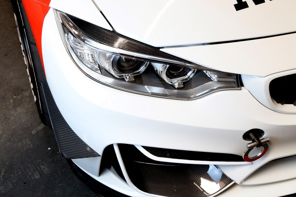 APR Performance Carbon Fiber Front Bumper Canards - AB-830402-C-Dub Tech