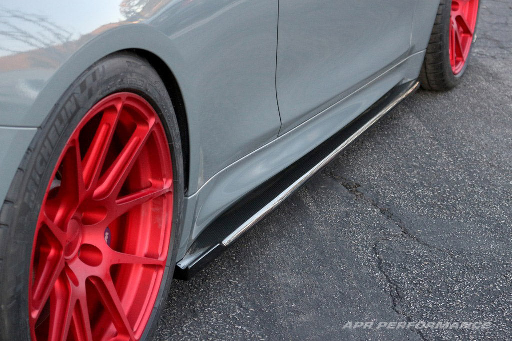 APR Performance Carbon Fiber Side Rocker Extensions BMW F82 M4 - FS-830402-C-Dub Tech