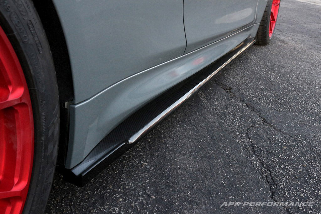 APR Performance Carbon Fiber Side Rocker Extensions BMW F82 M4 - FS-830402-C-Dub Tech