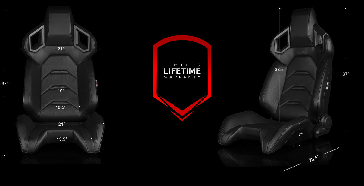 ALPHA-X Series Sport Reclinable Seats-C-Dub Tech