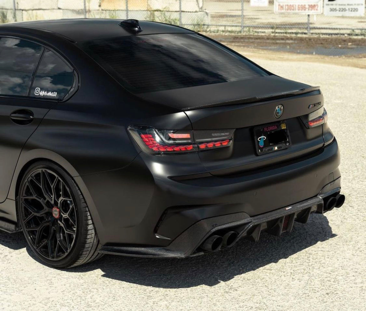 CMST Tuning Carbon Fiber Rear Diffuser for BMW 3 Series G20 G21 M340i 330i 2019-2022