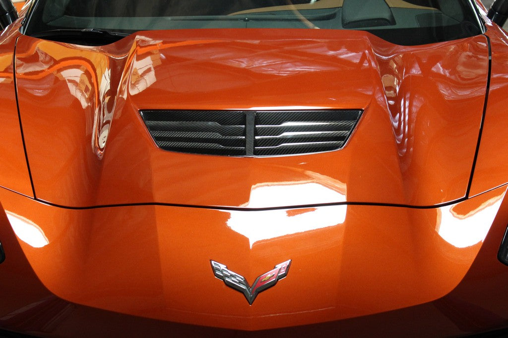 APR Performance 2015-UP Corvette C7/ZO6 Hood Vents - CF-700805-C-Dub Tech