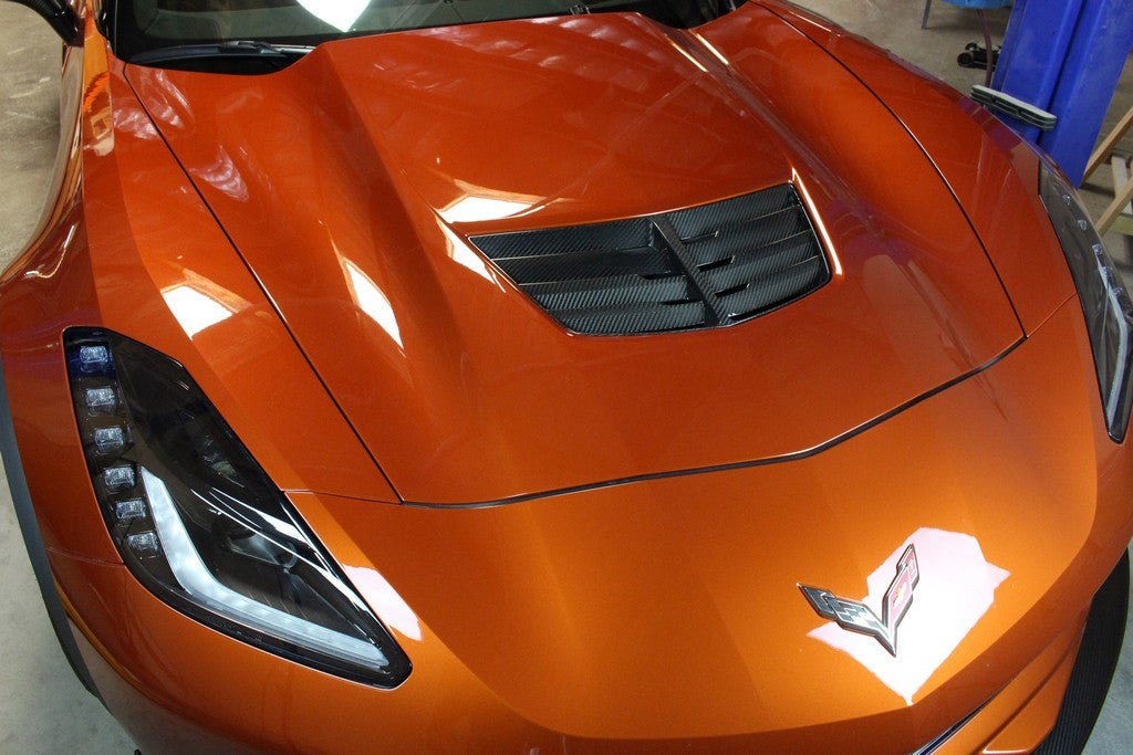 APR Performance 2015-UP Corvette C7/ZO6 Hood Vents - CF-700805-C-Dub Tech