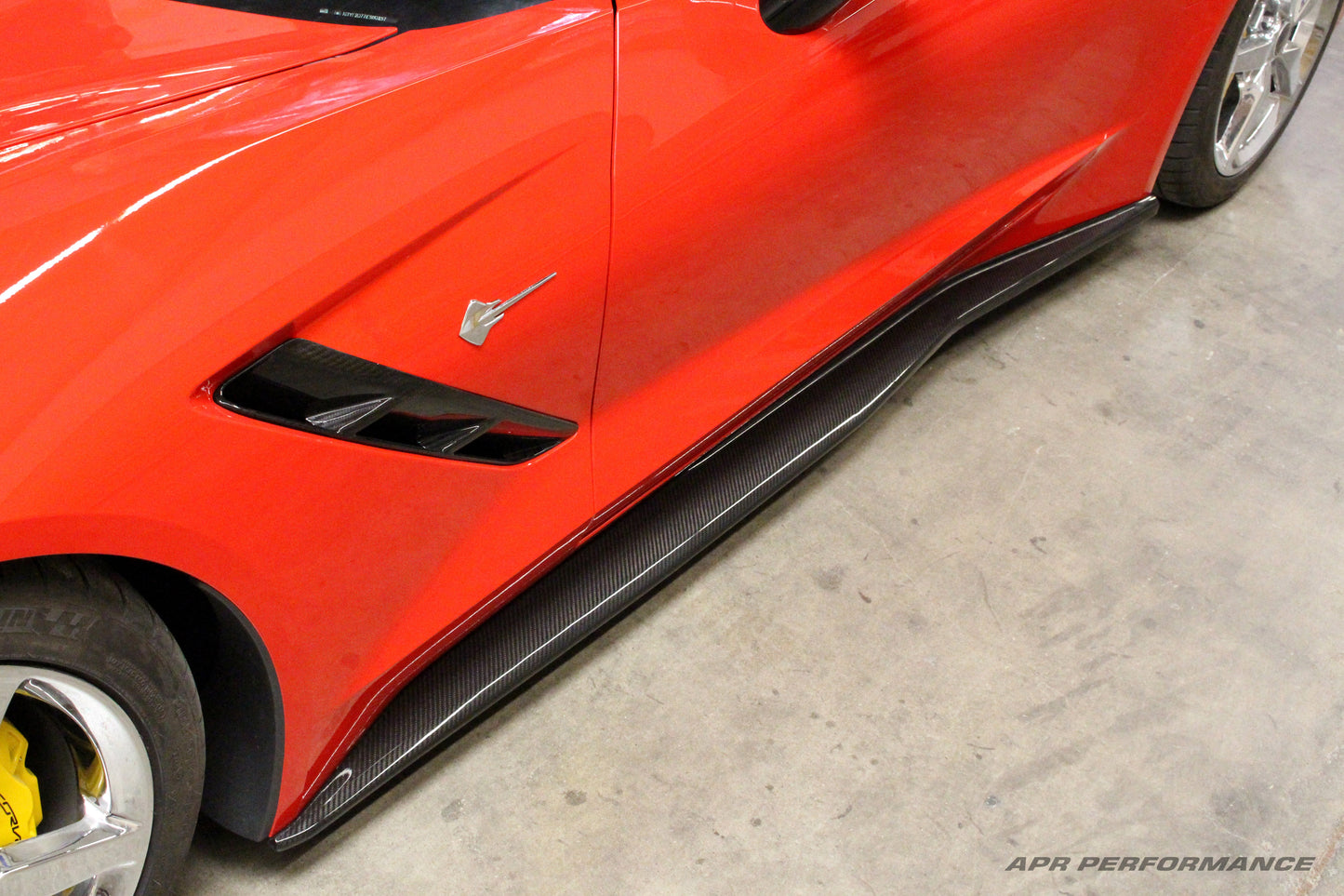 APR Performance Carbon Fiber Side Rocker Extensions C7 - FS-207008-C-Dub Tech