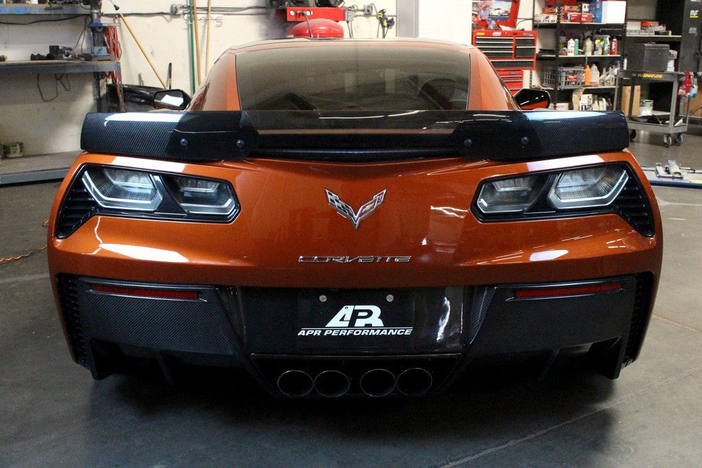 APR Performance Rear Spoiler Track Pack W/APR Wickerbill - AS-105757-C-Dub Tech
