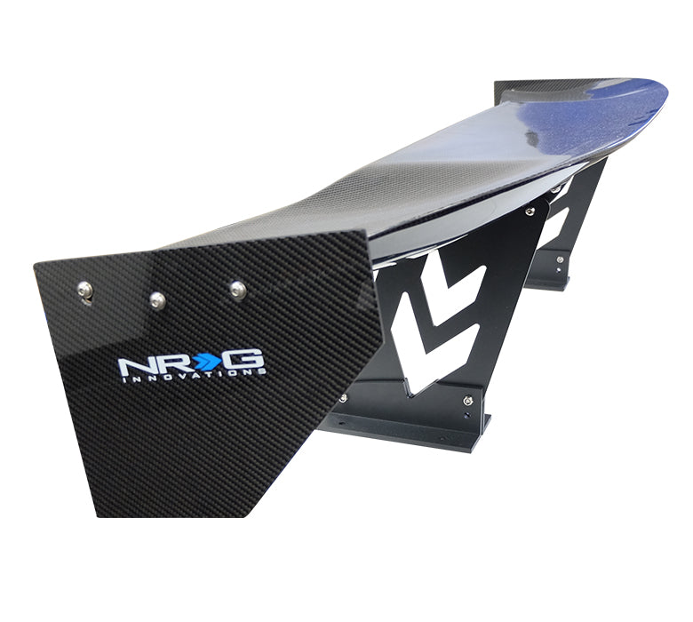 NRG Carbon Fiber Spoiler - Universal (59in.) NRG Logo La - CARB-A590NRG