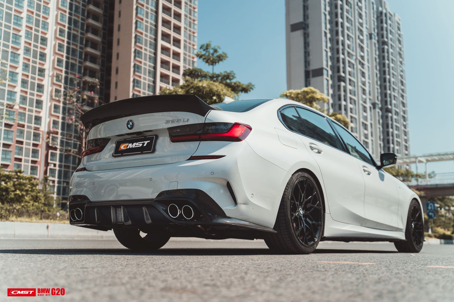 CMST Tuning Carbon Fiber Rear Diffuser for BMW 3 Series G20 G21 M340i 330i 2019-2022