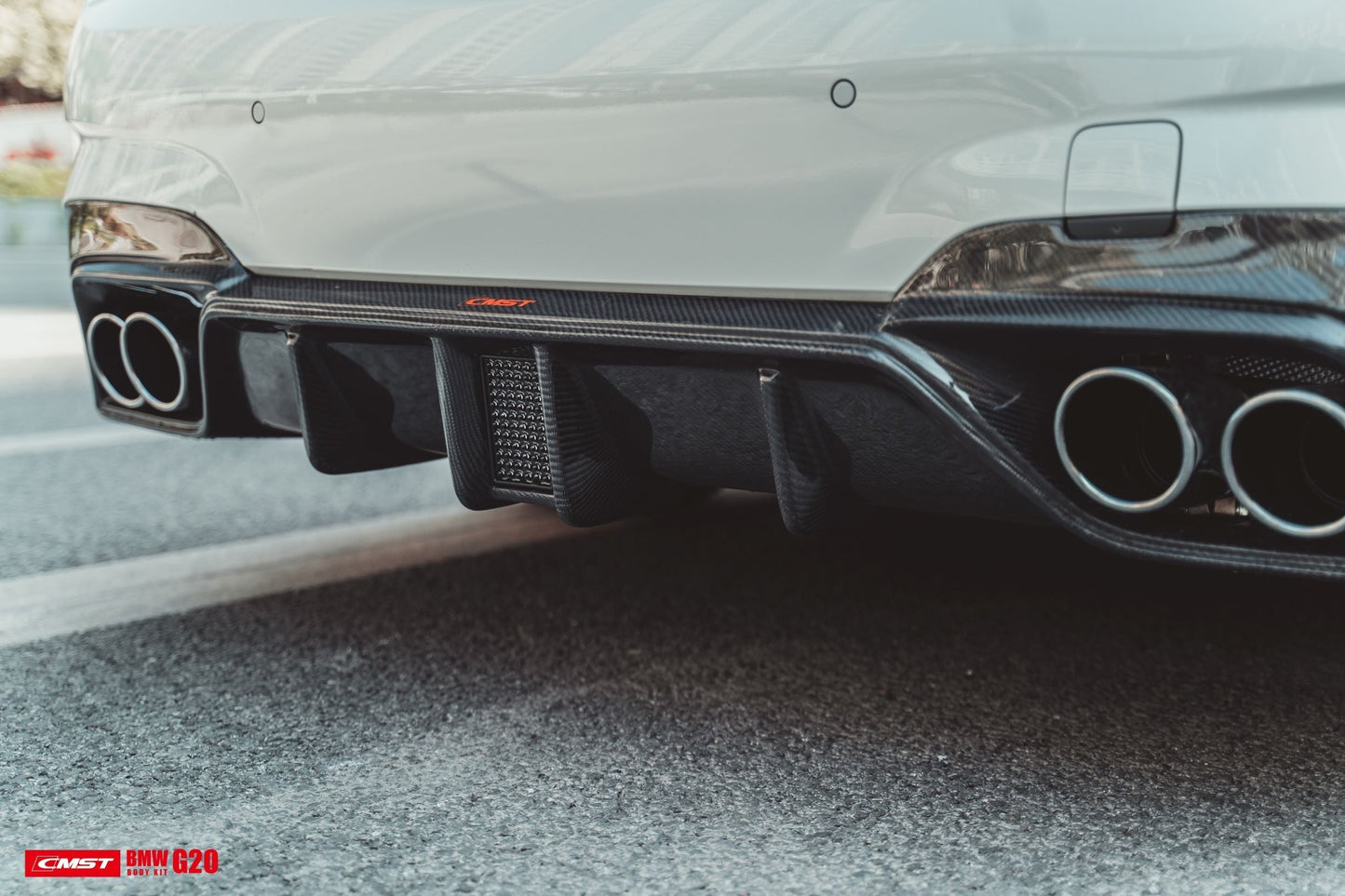 CMST Tuning Carbon Fiber Rear Diffuser for BMW 3 Series G20 G21 M340i 330i 2019-2022