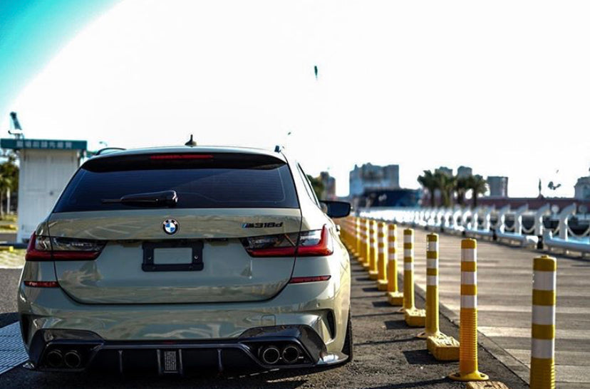 CMST Tuning Carbon Fiber Rear Diffuser for BMW 3 Series G20 G21 M340i 330i 2019-2022