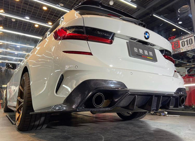 CMST Tuning Carbon Fiber Rear Diffuser for BMW 3 Series G20 G21 M340i 330i 2019-2022