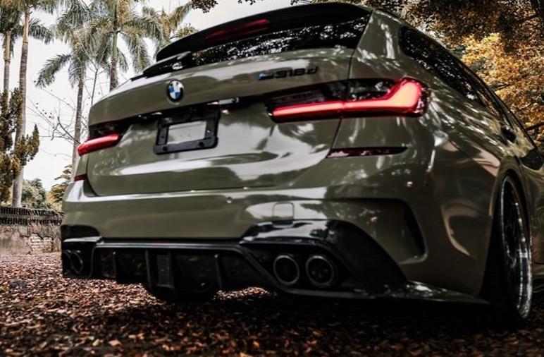 CMST Tuning Carbon Fiber Rear Diffuser for BMW 3 Series G20 G21 M340i 330i 2019-2022