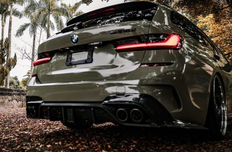 CMST Tuning Carbon Fiber Rear Diffuser for BMW 3 Series G20 G21 M340i 330i 2019-2022