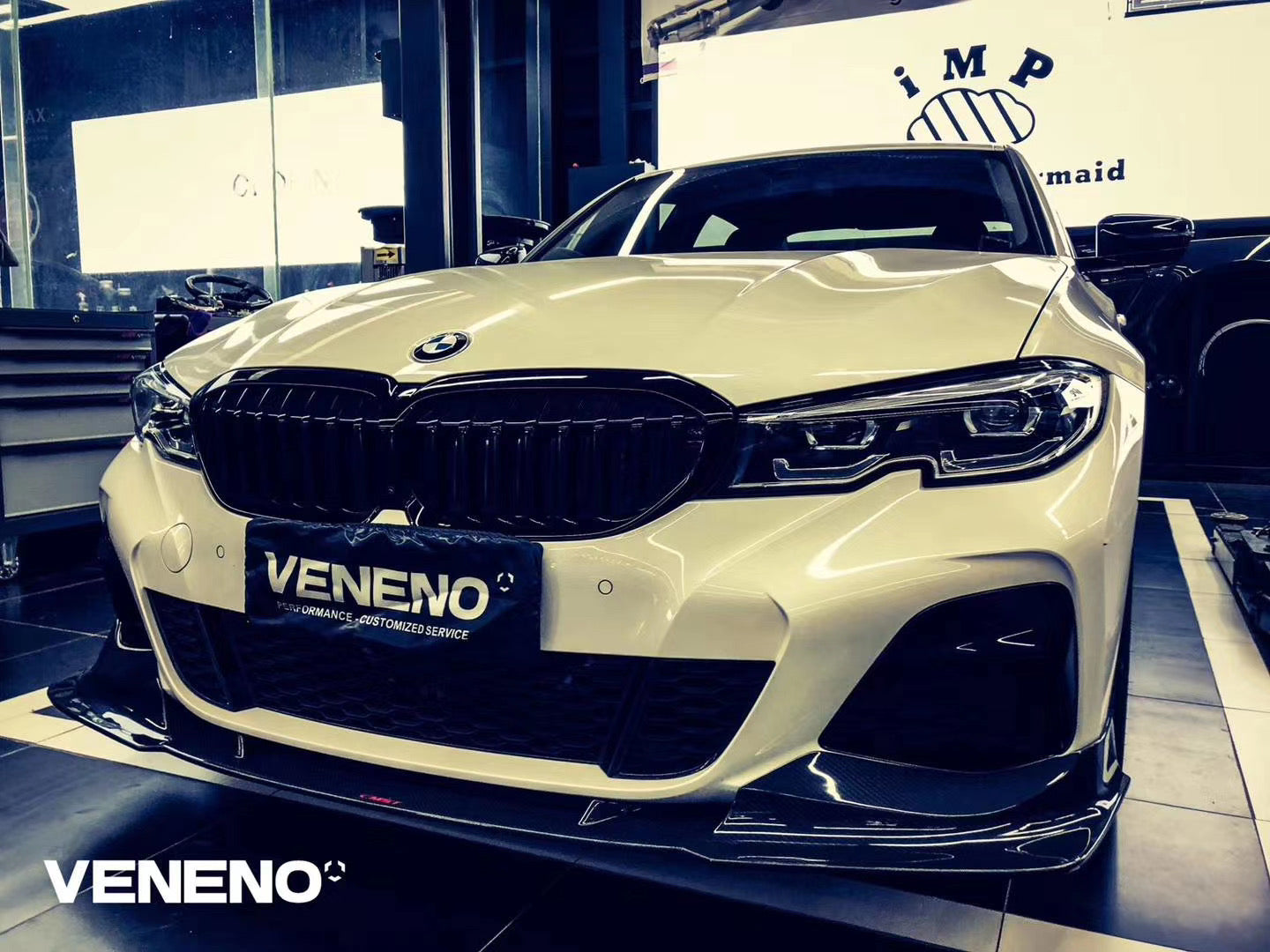 CMST Tuning Carbon Fiber Front Lip Splitter for BMW 3 Series G20 M340i 330i 2019-2022