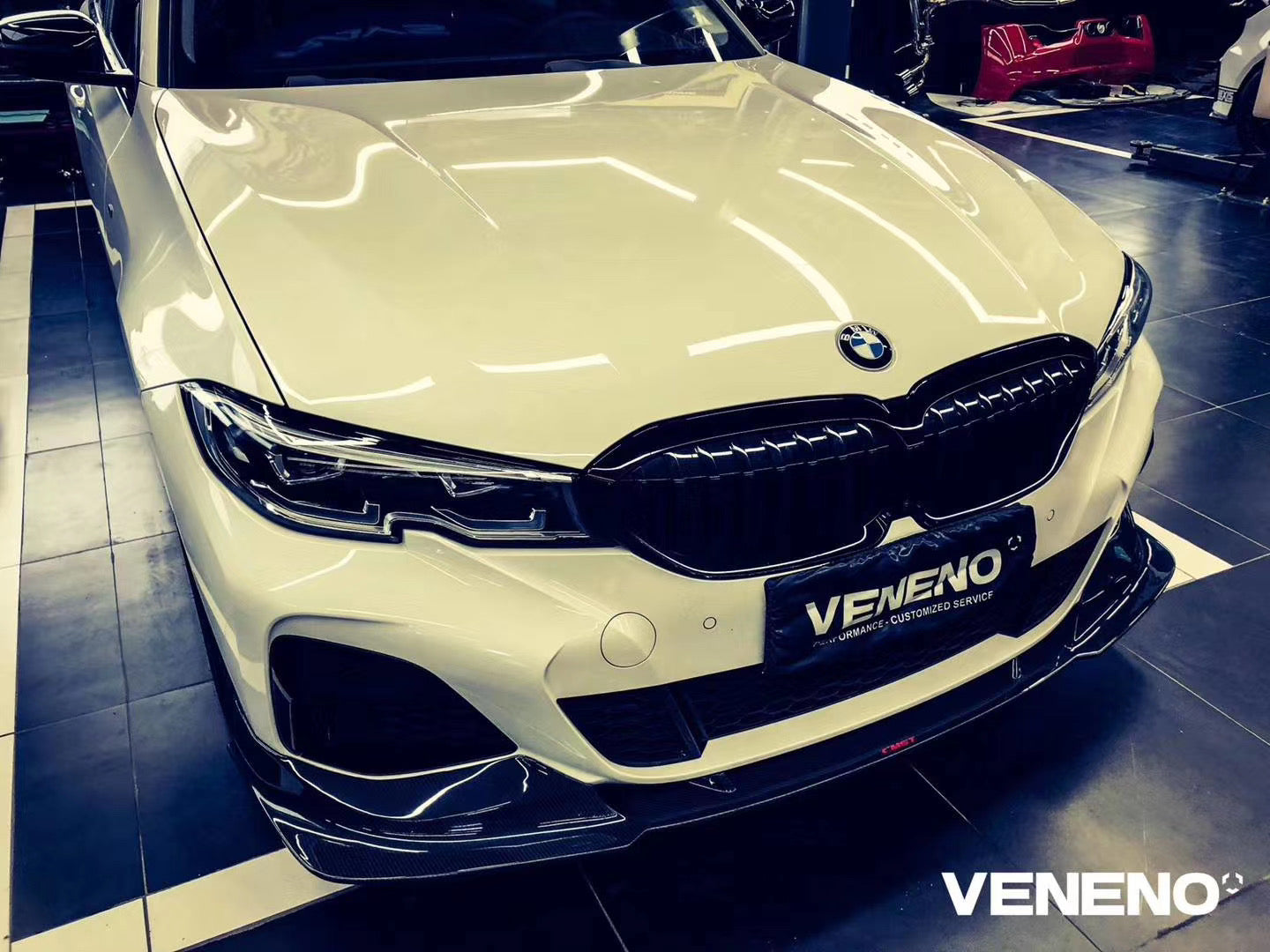 CMST Tuning Carbon Fiber Front Lip Splitter for BMW 3 Series G20 M340i 330i 2019-2022
