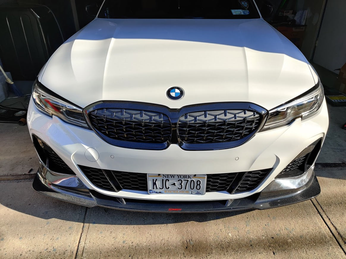 CMST Tuning Carbon Fiber Front Lip Splitter for BMW 3 Series G20 M340i 330i 2019-2022