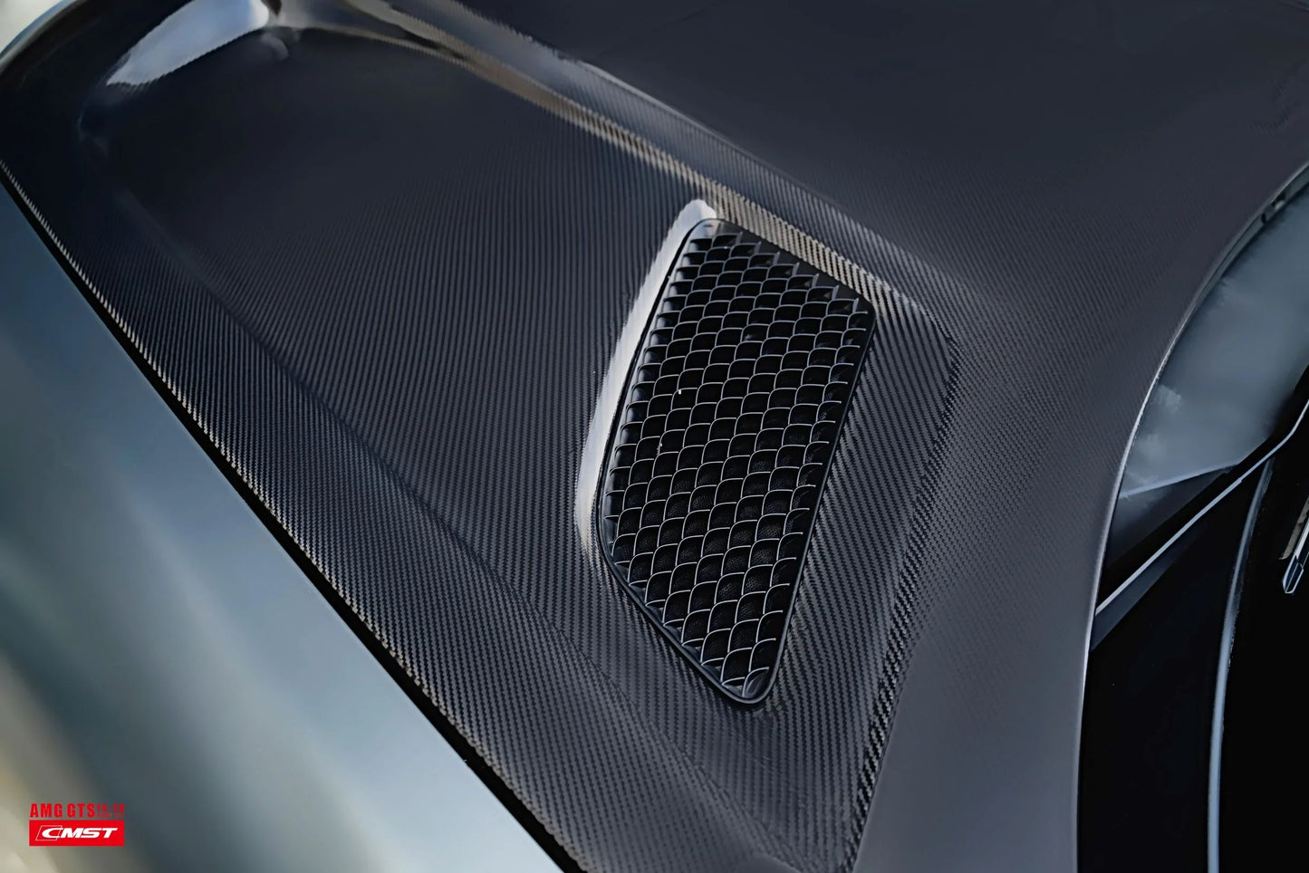 CMST Tuning Carbon Fiber Hood Black Series Style for Mercedes Benz C190 AMG GT GTS GTC GTR