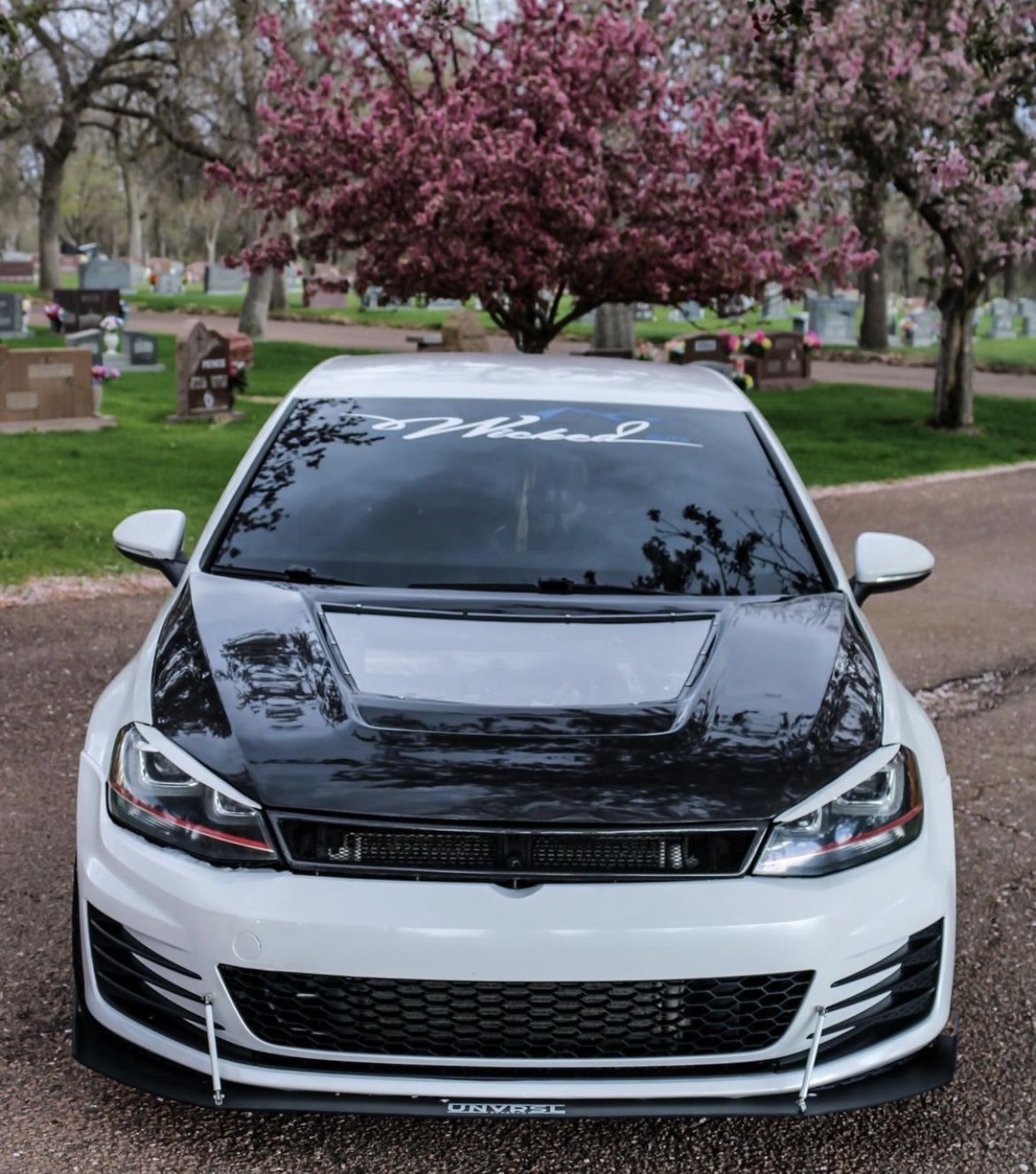 CMST Tuning Carbon Fiber Front Grill for Volkswagen GTI MK7 MK7.5