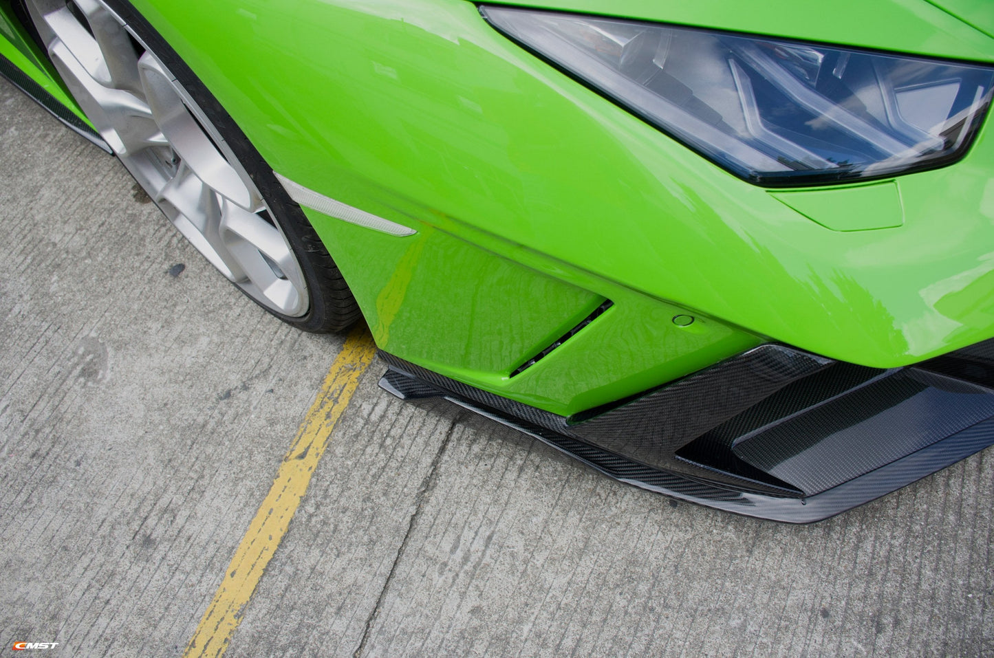 CMST Carbon Fiber Front Lip for Lamborghini Huracan LP610