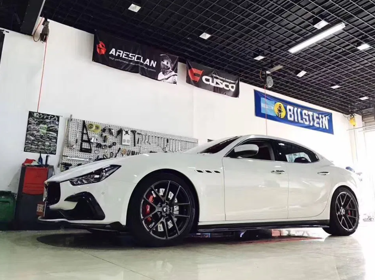 CMST Carbon Fiber Front Bumper Insert Trim for Maserati Ghibli 2014-2017