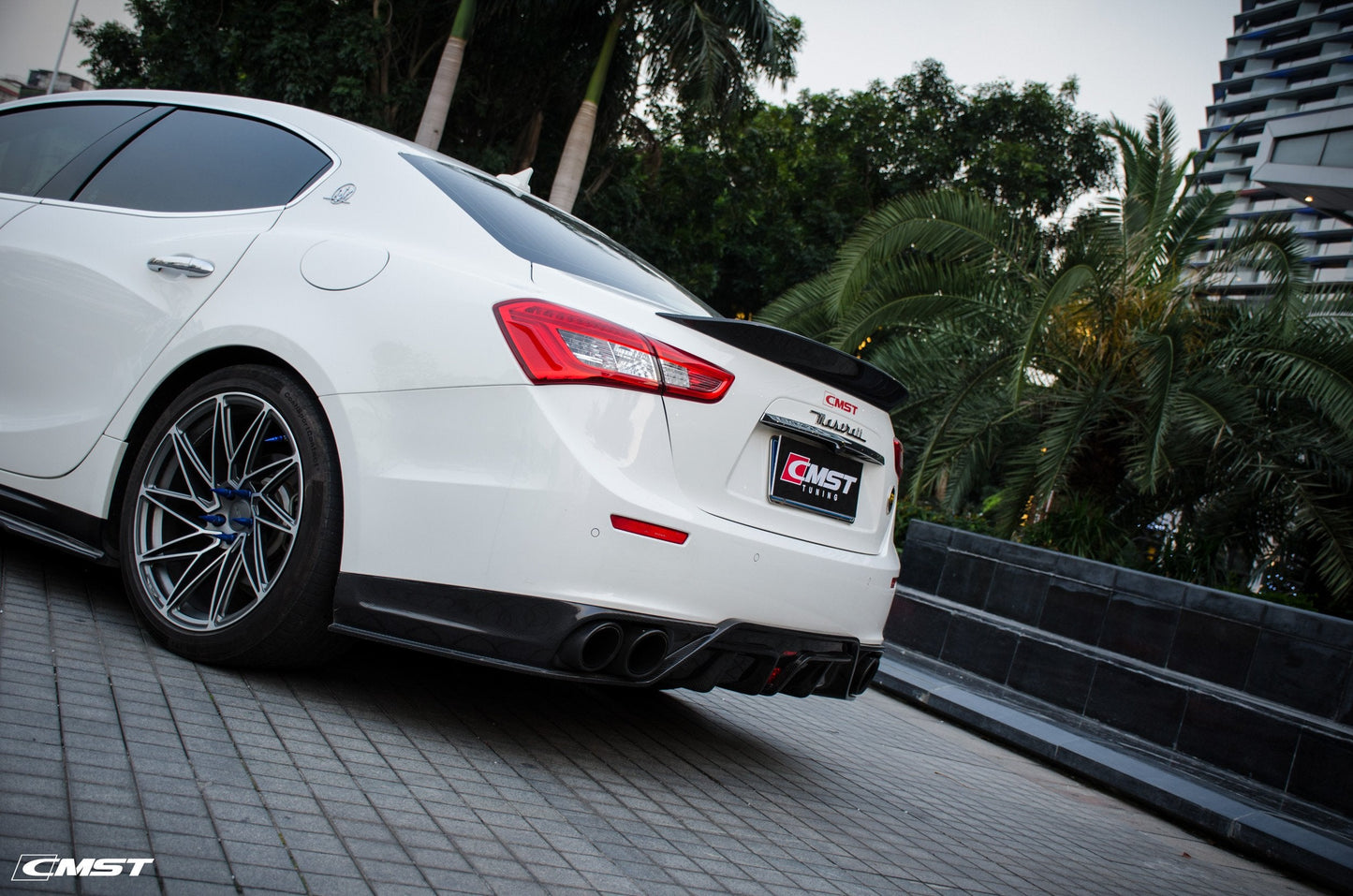 CMST Carbon Fiber Rear Spoiler for Maserati Ghibli 2014-ON