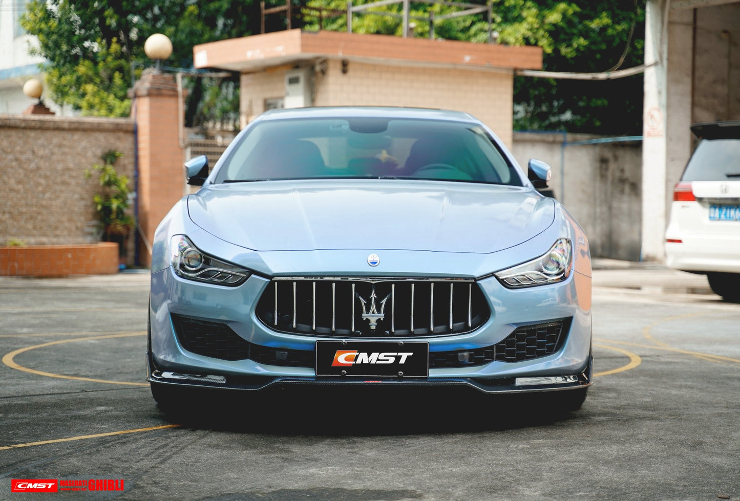CMST Tuning Carbon Fiber Front Upper Valences for Maserati Ghibli 2018-ON