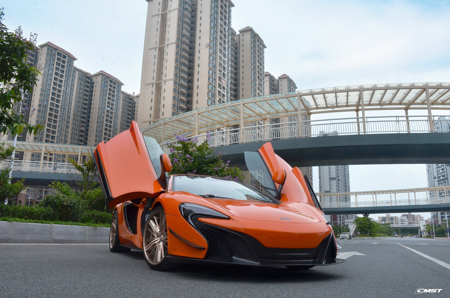 CMST Carbon Fiber Front Lip for McLaren 650S