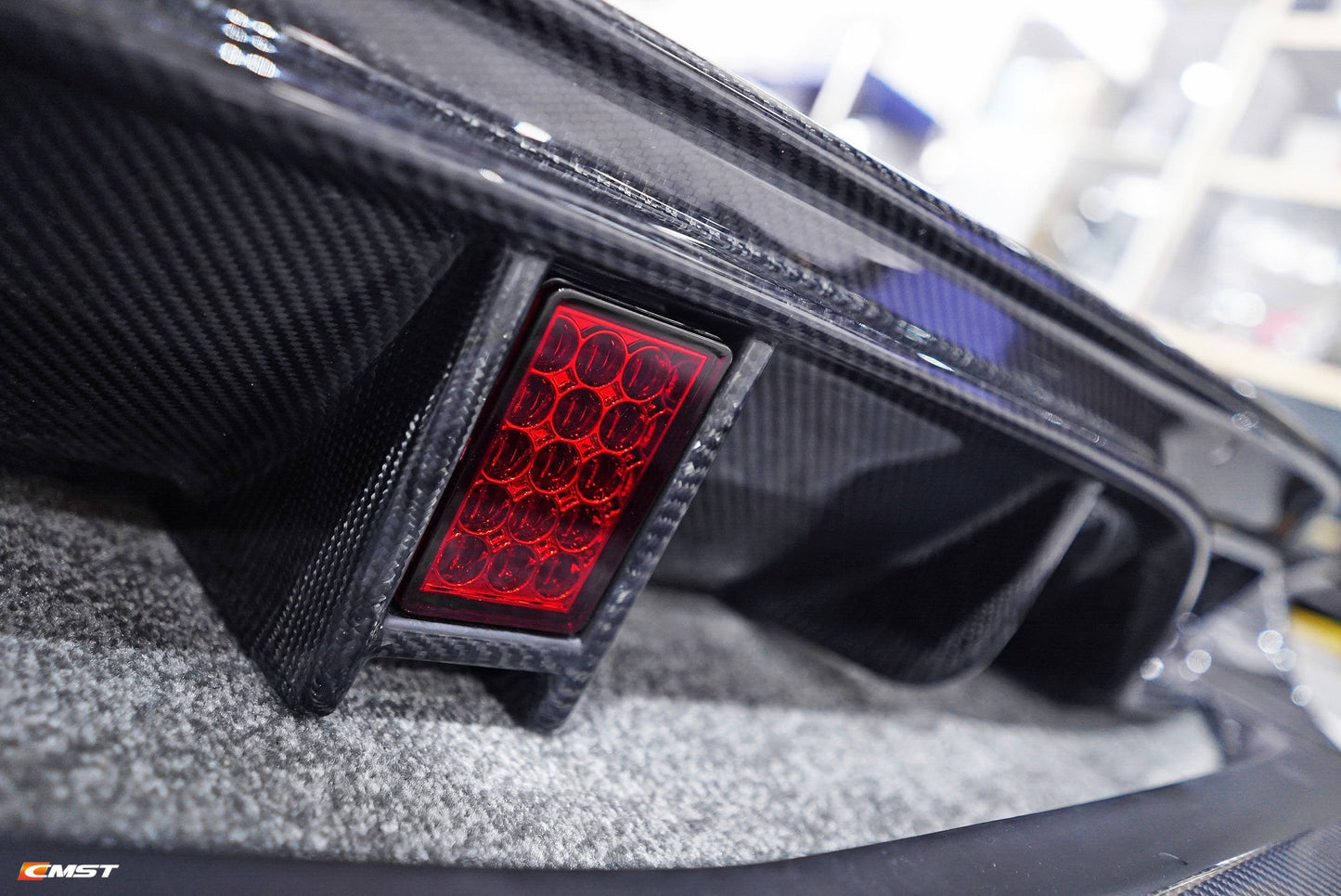 CMST Carbon Fiber Rear Diffuser for Mercedes Benz W205 C63 AMG Sedan Coupe (2015-2018)