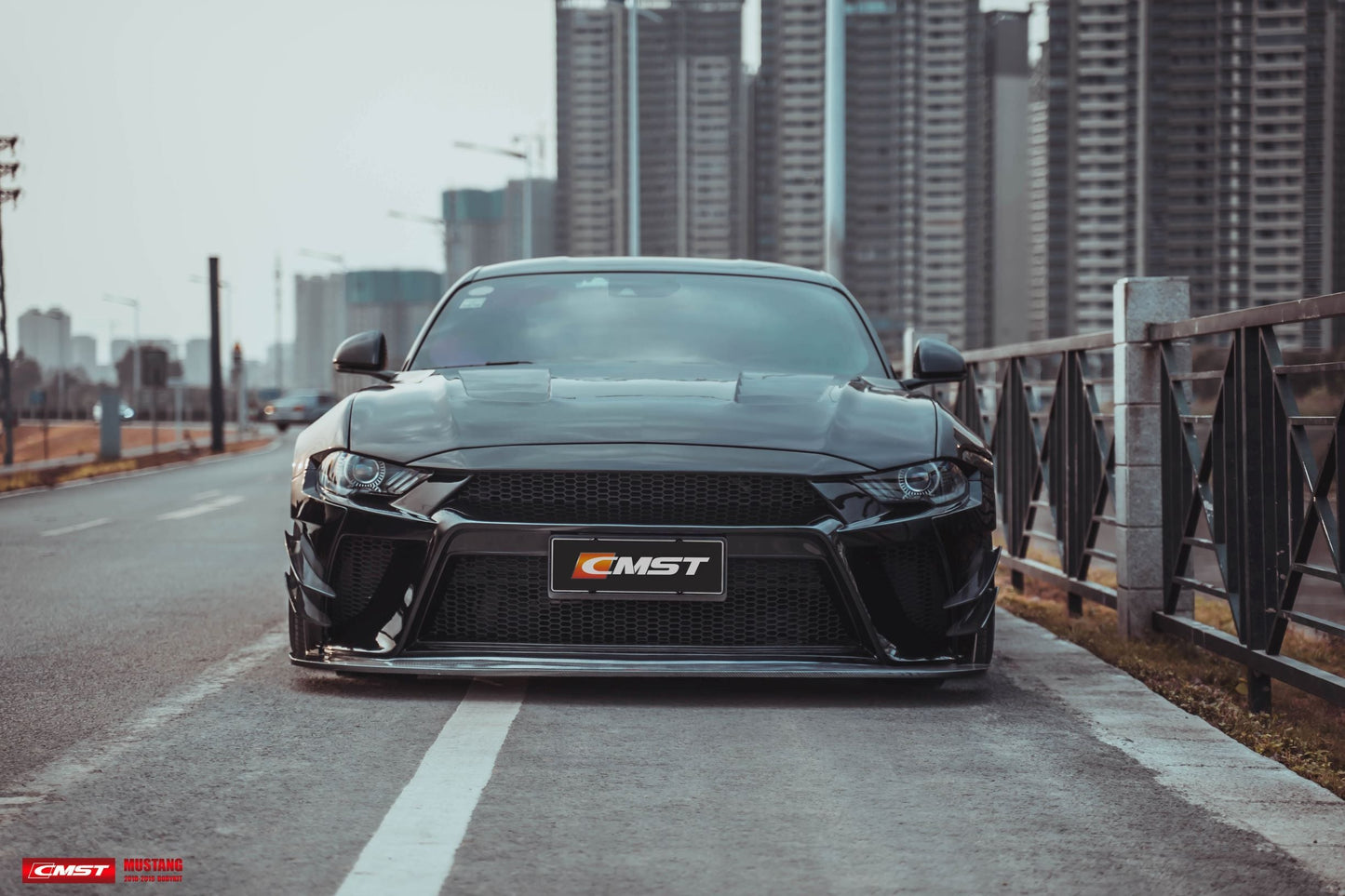 CMST Tuning Carbon Fiber Hood Ver.1 for Ford Mustang S550.2 2018-ON