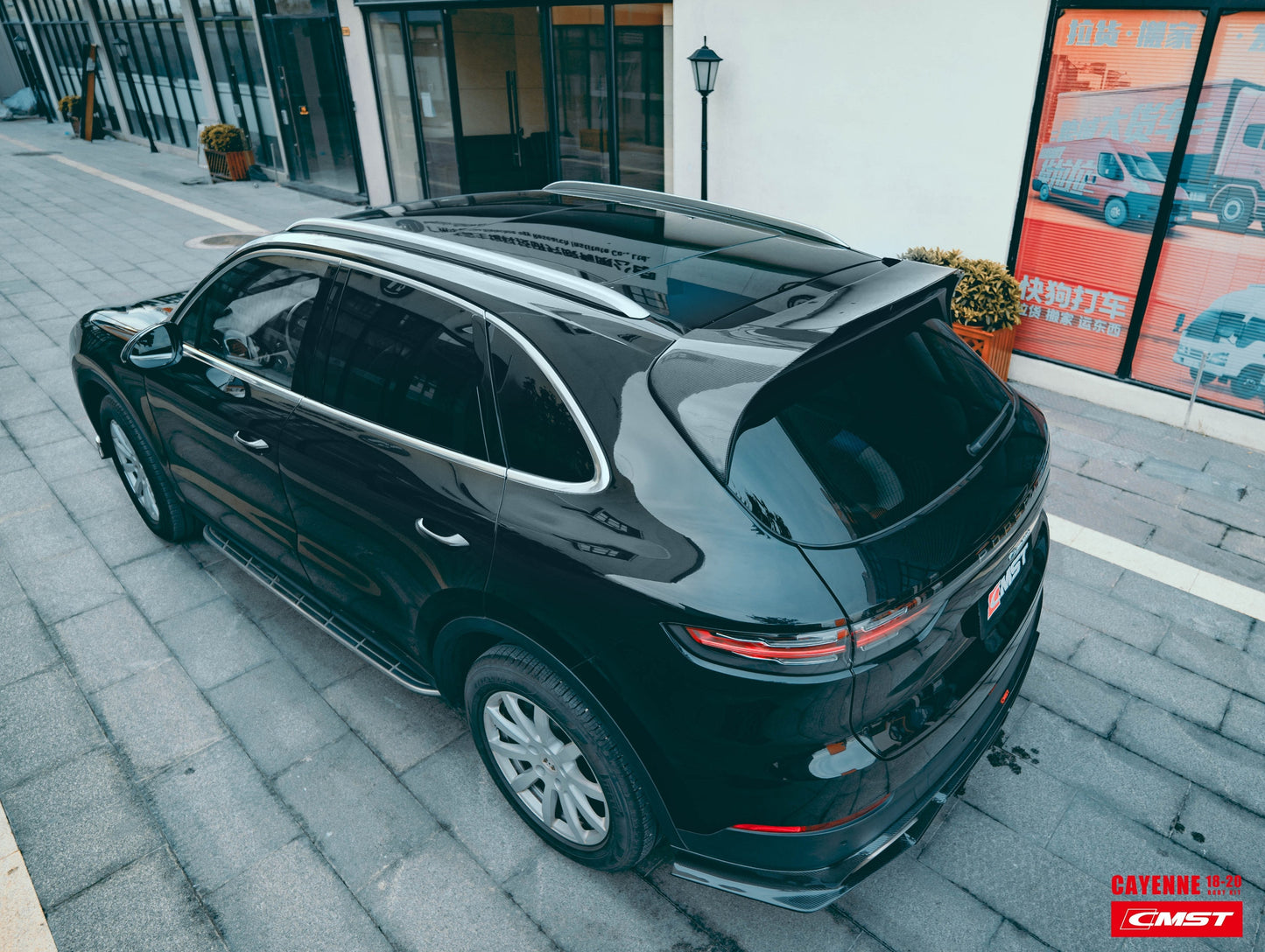 CMST Carbon Fiber Rear Roof Spoiler for Porsche Cayenne 9Y0 2018-ON