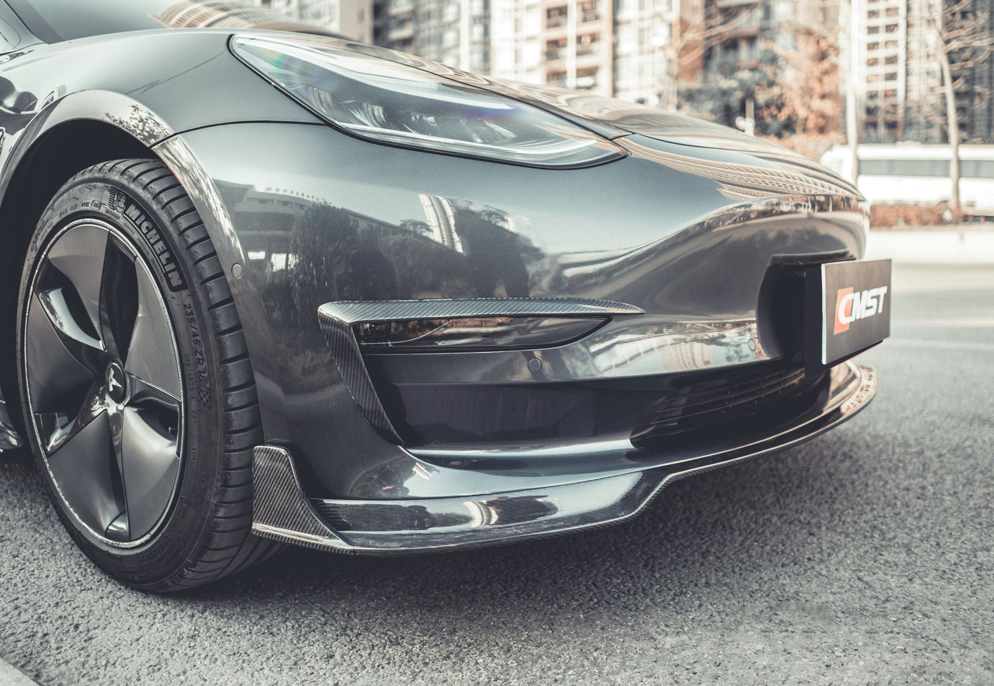 CMST Tesla Model 3 Carbon Fiber Upper Valences