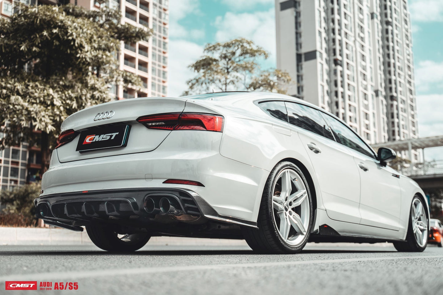 CMST Tuning Carbon Fiber Rear Diffuser for Audi A5 / S5 B9 2017-2019