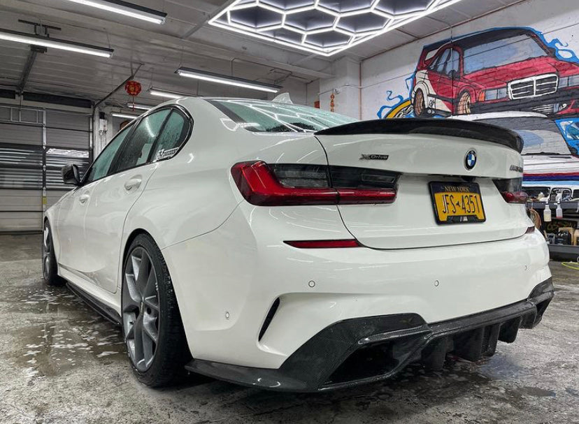 CMST Tuning Carbon Fiber Rear Diffuser for BMW 3 Series G20 G21 M340i 330i 2019-2022