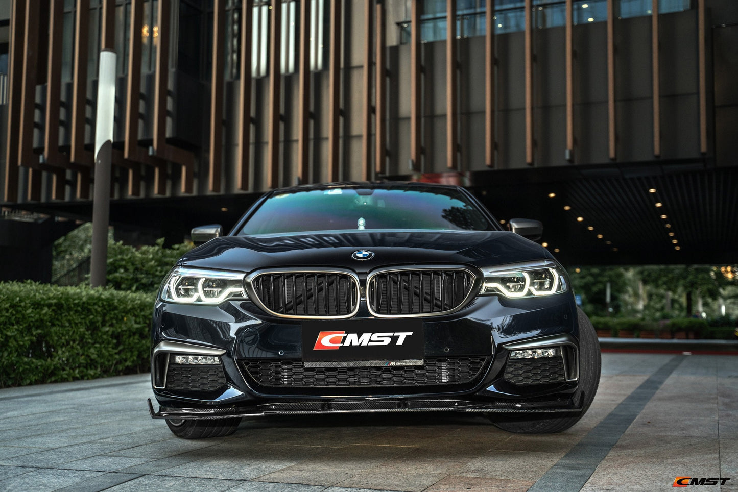 CMST Tuning Carbon Fiber Front Lip for BMW 5 Series G30 / G31 2017-2020 Pre-facelift