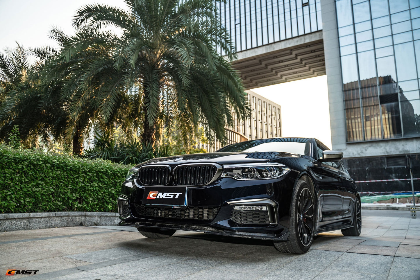 CMST Tuning Carbon Fiber Front Lip for BMW 5 Series G30 / G31 2017-2020 Pre-facelift