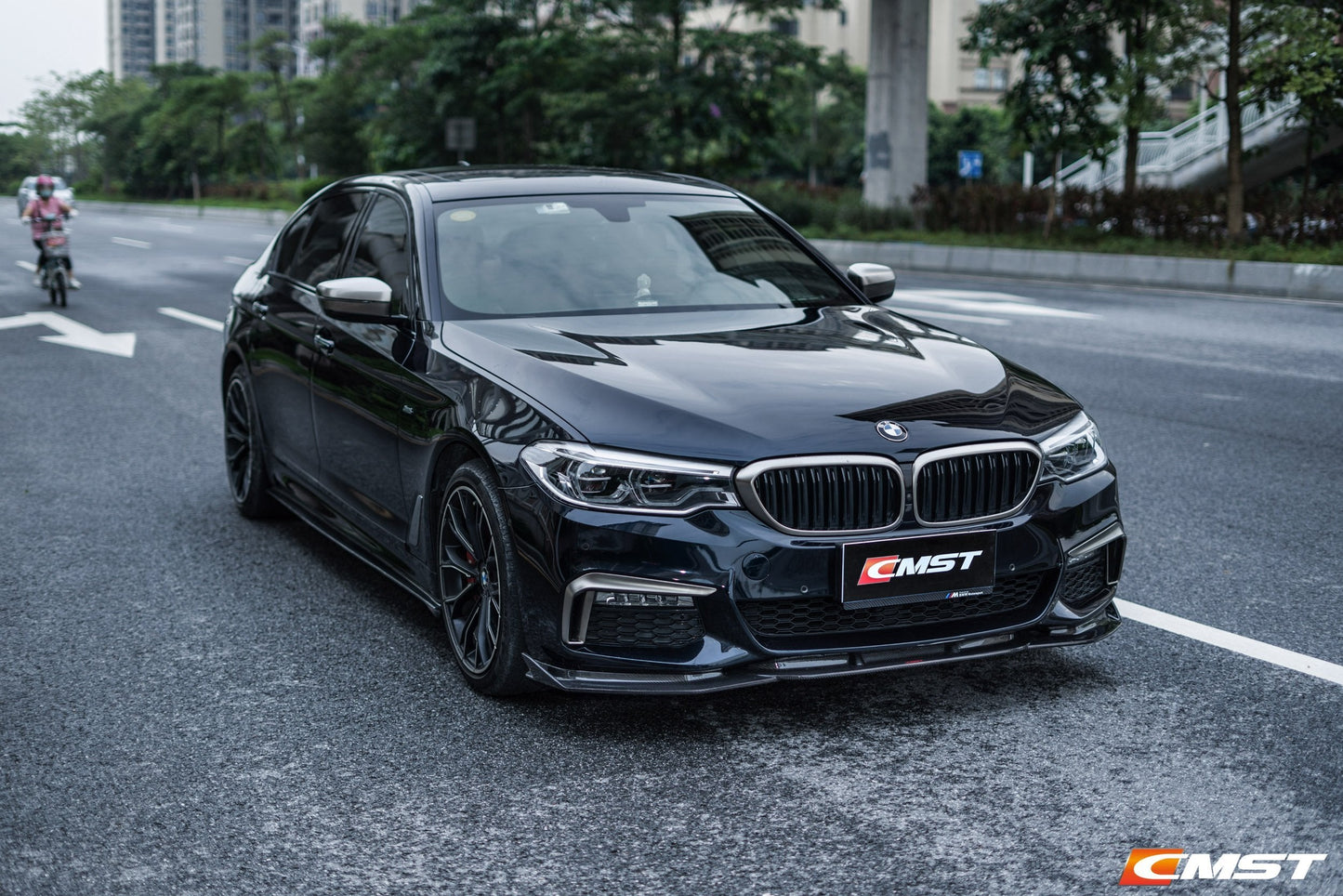 CMST Tuning Carbon Fiber Front Lip for BMW 5 Series G30 / G31 2017-2020 Pre-facelift