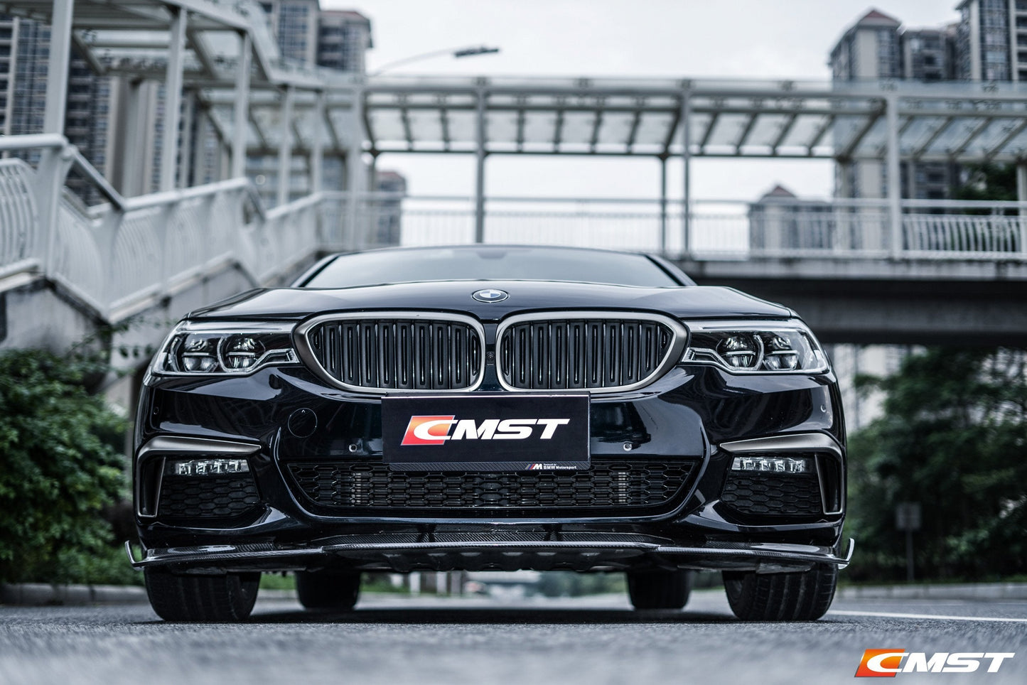 CMST Tuning Carbon Fiber Front Lip for BMW 5 Series G30 / G31 2017-2020 Pre-facelift