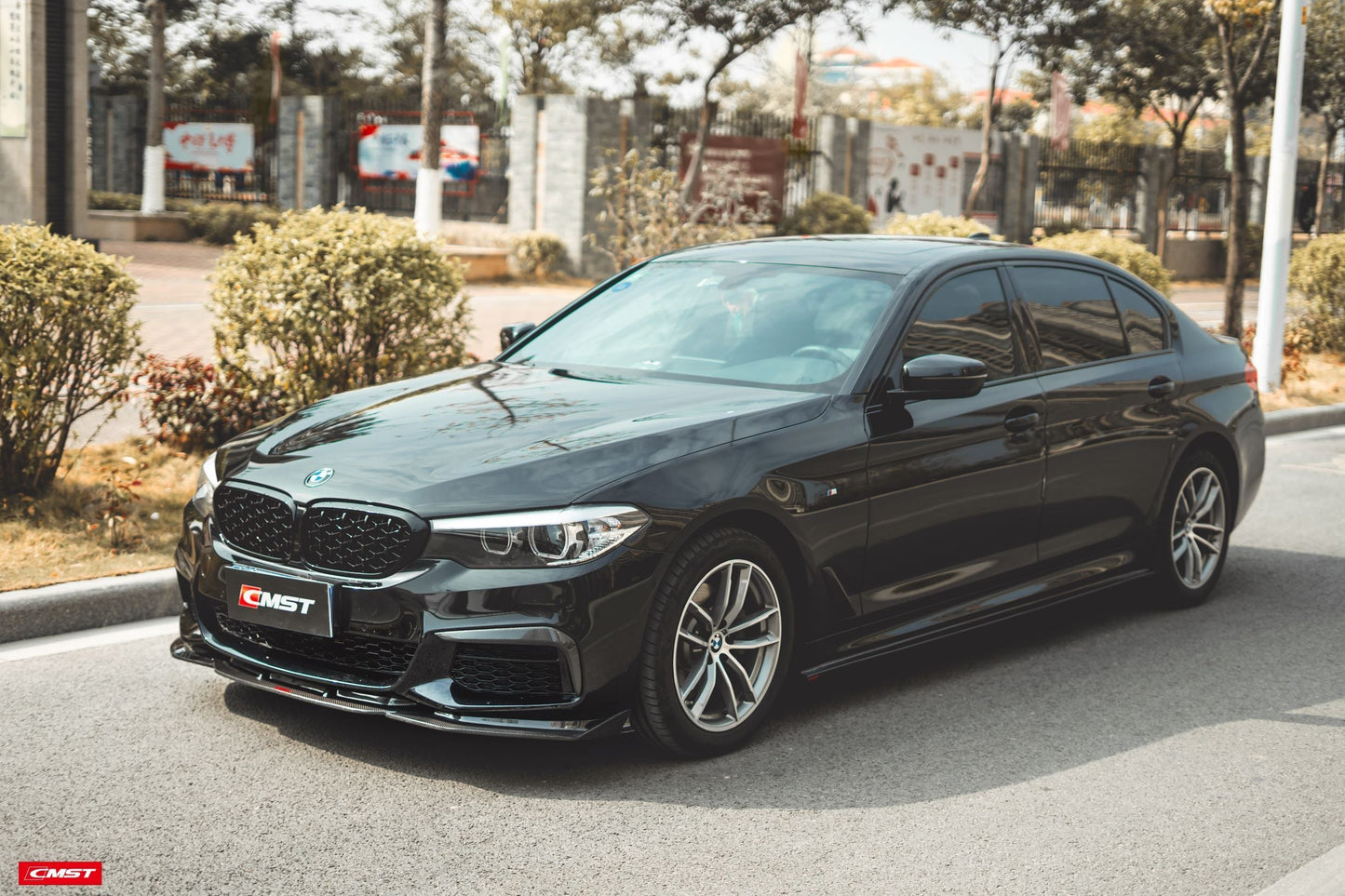 CMST Tuning Carbon Fiber Front Lip for BMW 5 Series G30 / G31 2017-2020 Pre-facelift