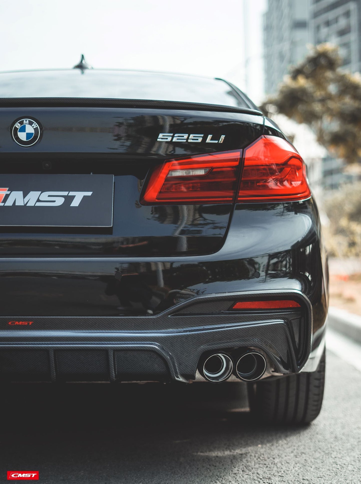 CMST Tuning Carbon Fiber Rear Diffuser for BMW 5 Series G30 / G31 2017-ON