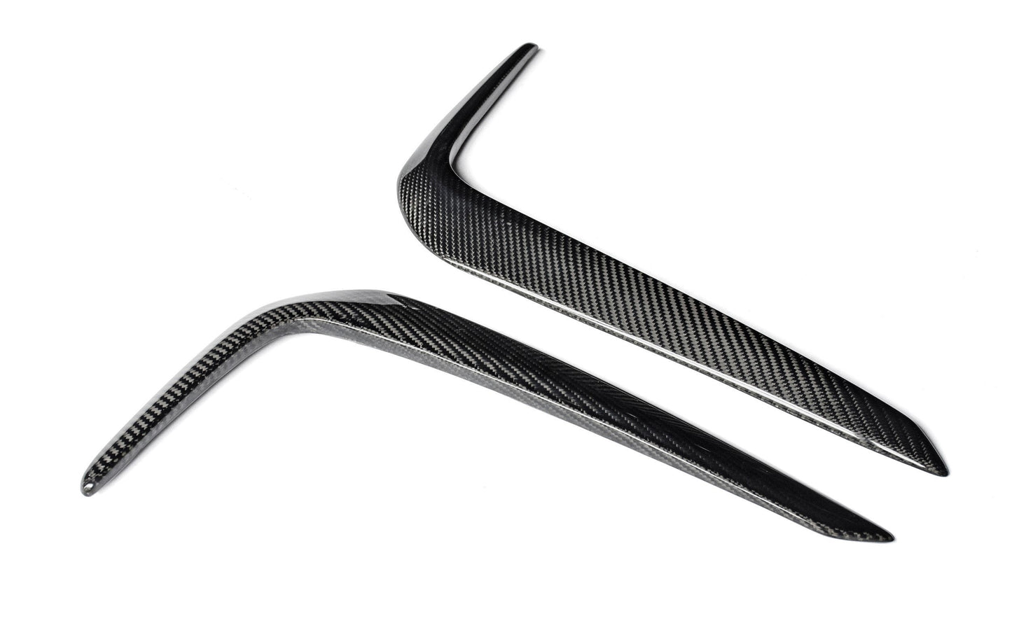 CMST Tuning Carbon Fiber Front Bumper Upper Valences for BMW 5 Series G30 / G31 2017-2020 Pre-facelift