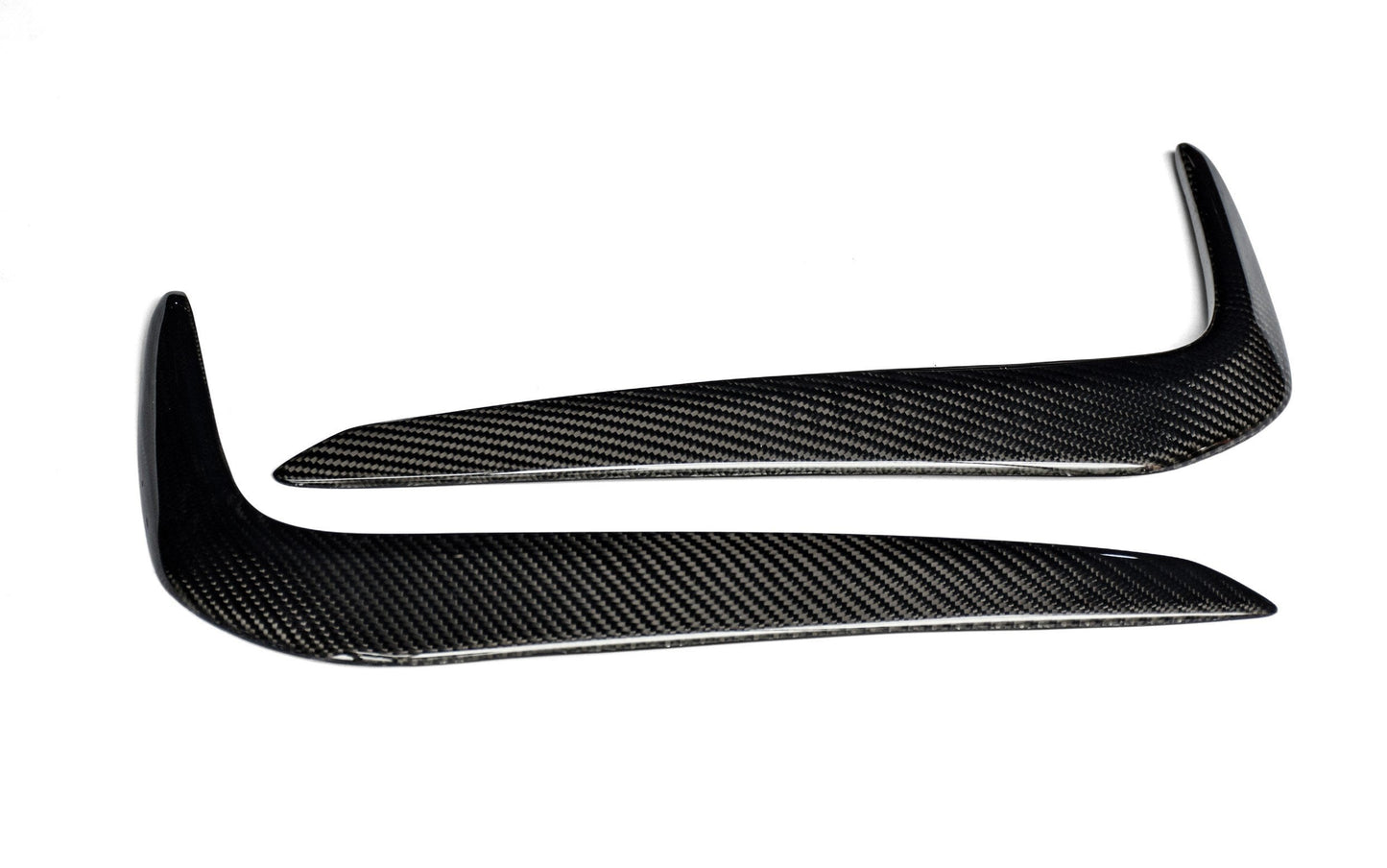 CMST Tuning Carbon Fiber Front Bumper Upper Valences for BMW 5 Series G30 / G31 2017-2020 Pre-facelift