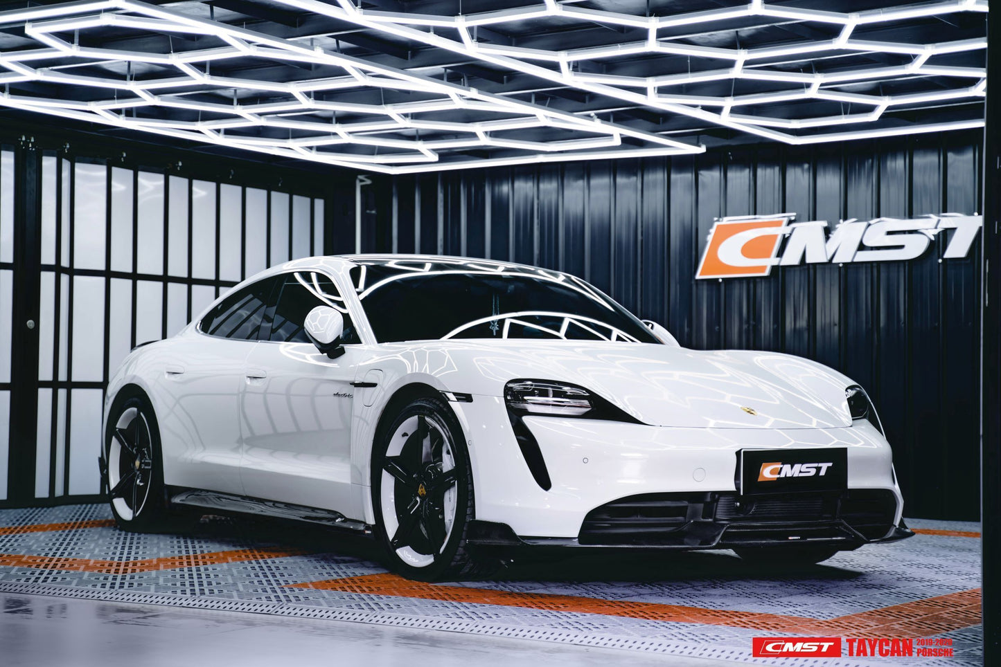 CMST Tuning Carbon Fiber Front Lip for Porsche Taycan Turbo & Turbo S