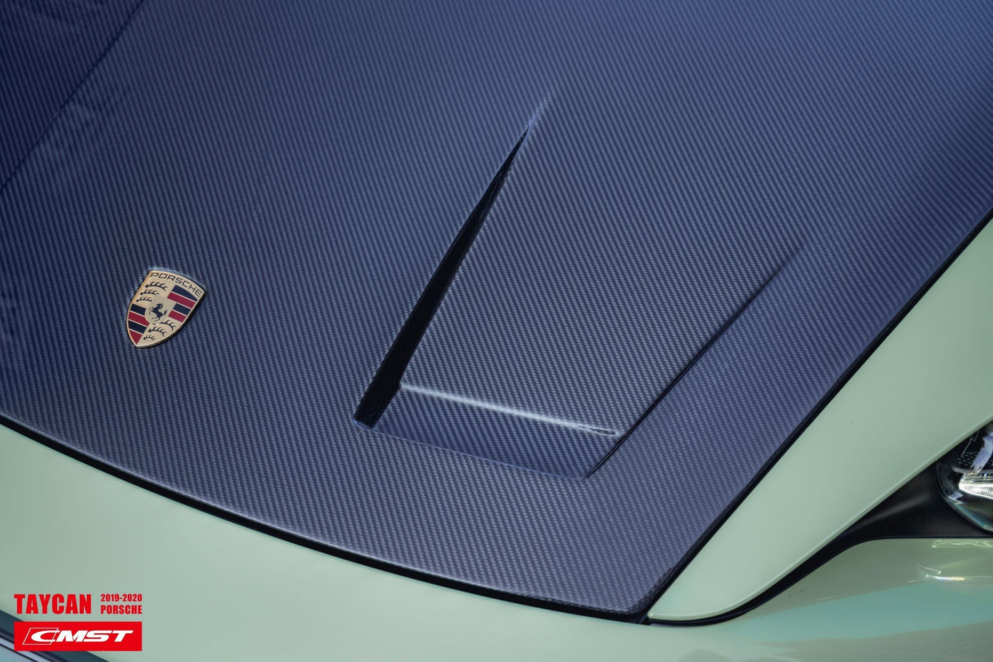 CMST Tuning Carbon Fiber Hood Bonnet for Porsche Taycan & Turbo & Turbo S