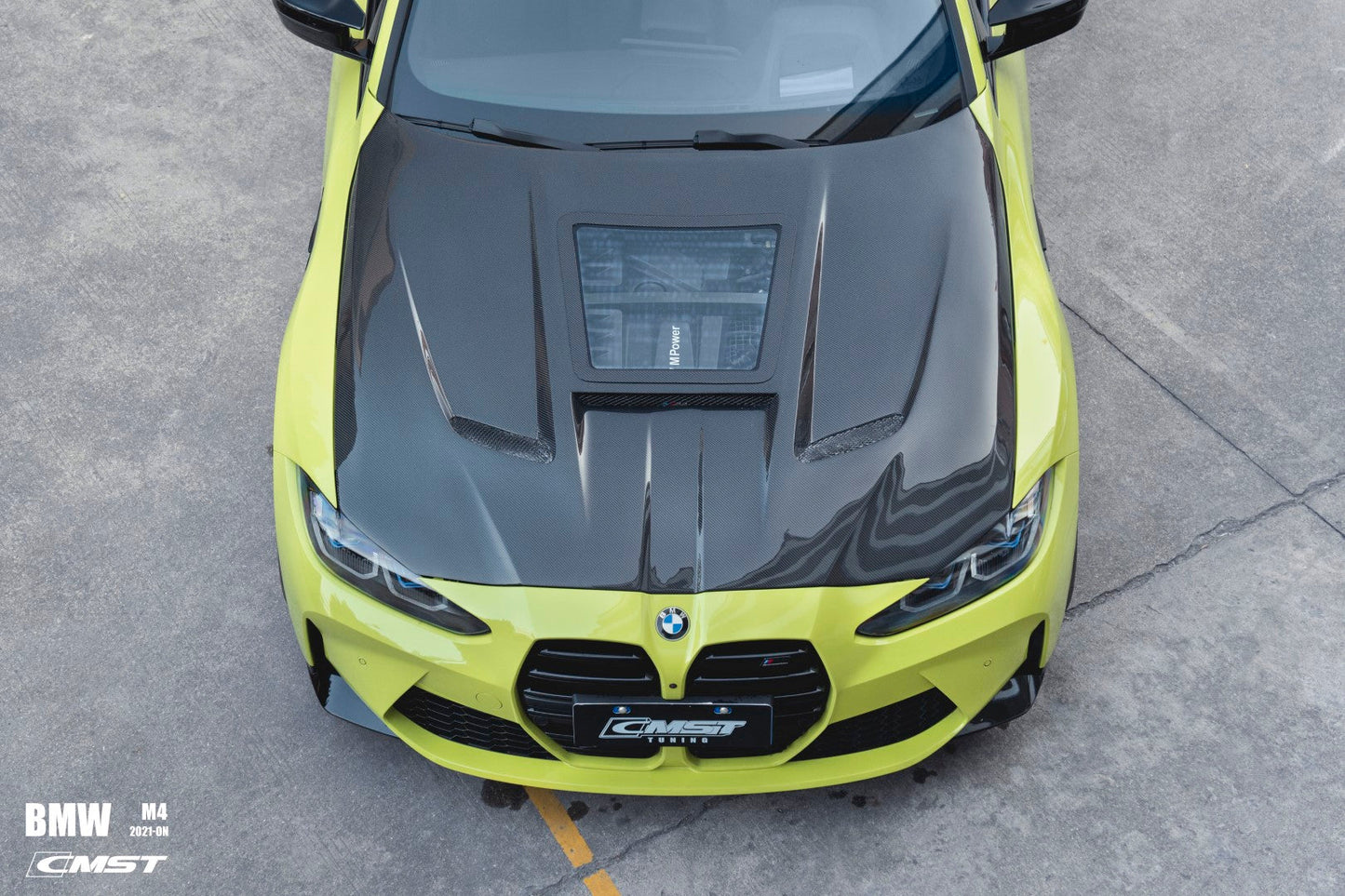 CMST Tuning Carbon Fiber Clearview Glass Hood Bonnet For BMW M3 G80 M4 G82 G83