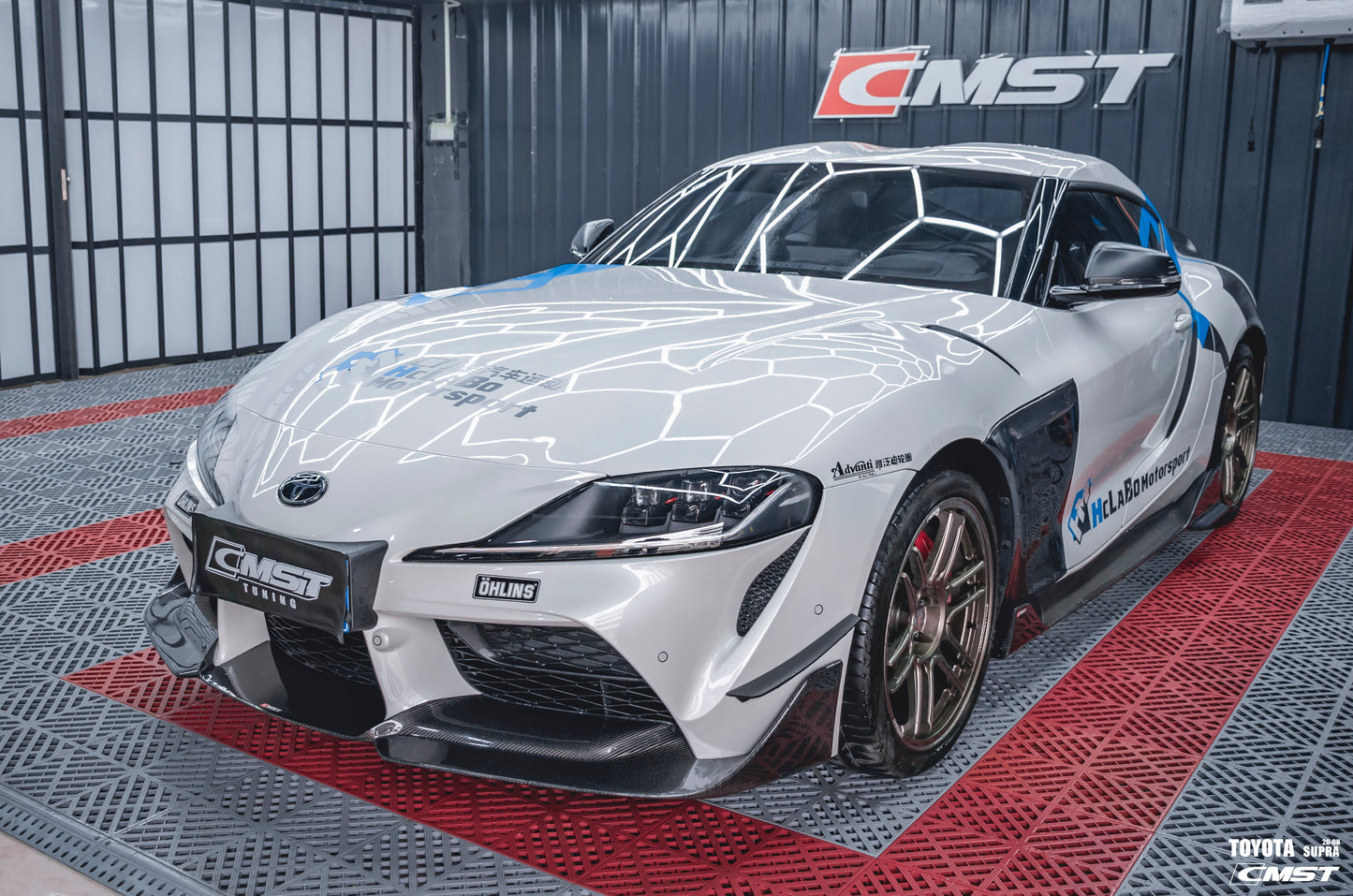 CMST Tuning Carbon Fiber Front Bumper Canards for Toyota GR Supra A90 A91 2020 2021 2022