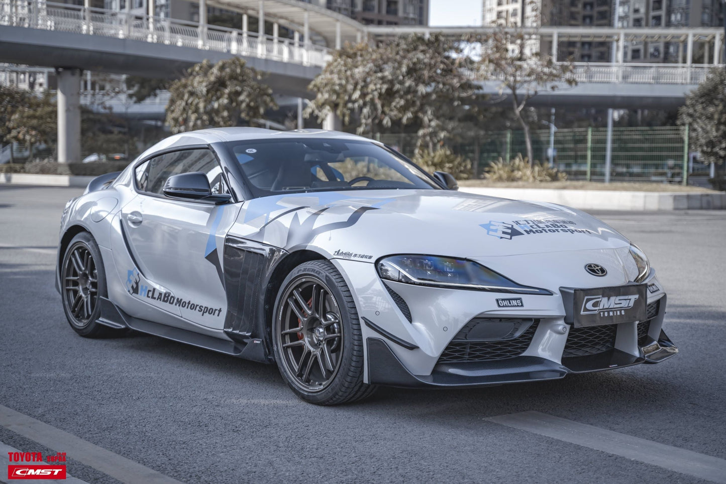 CMST Tuning Carbon Fiber Front Bumper Canards for Toyota GR Supra A90 A91 2020 2021 2022